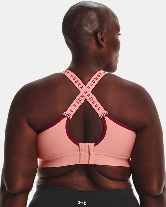 Soutien-gorge de sport UA Infinity Mid pour femme, Pink, pdpMainDesktop image number 1